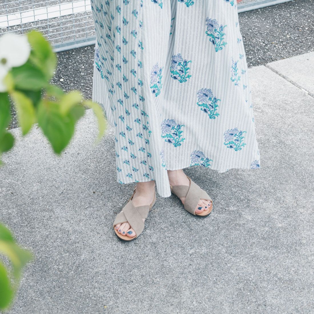 PLAKTON [プラクトン] 別注 バックベルトサンダル [716267-MC-JF] BEIGE