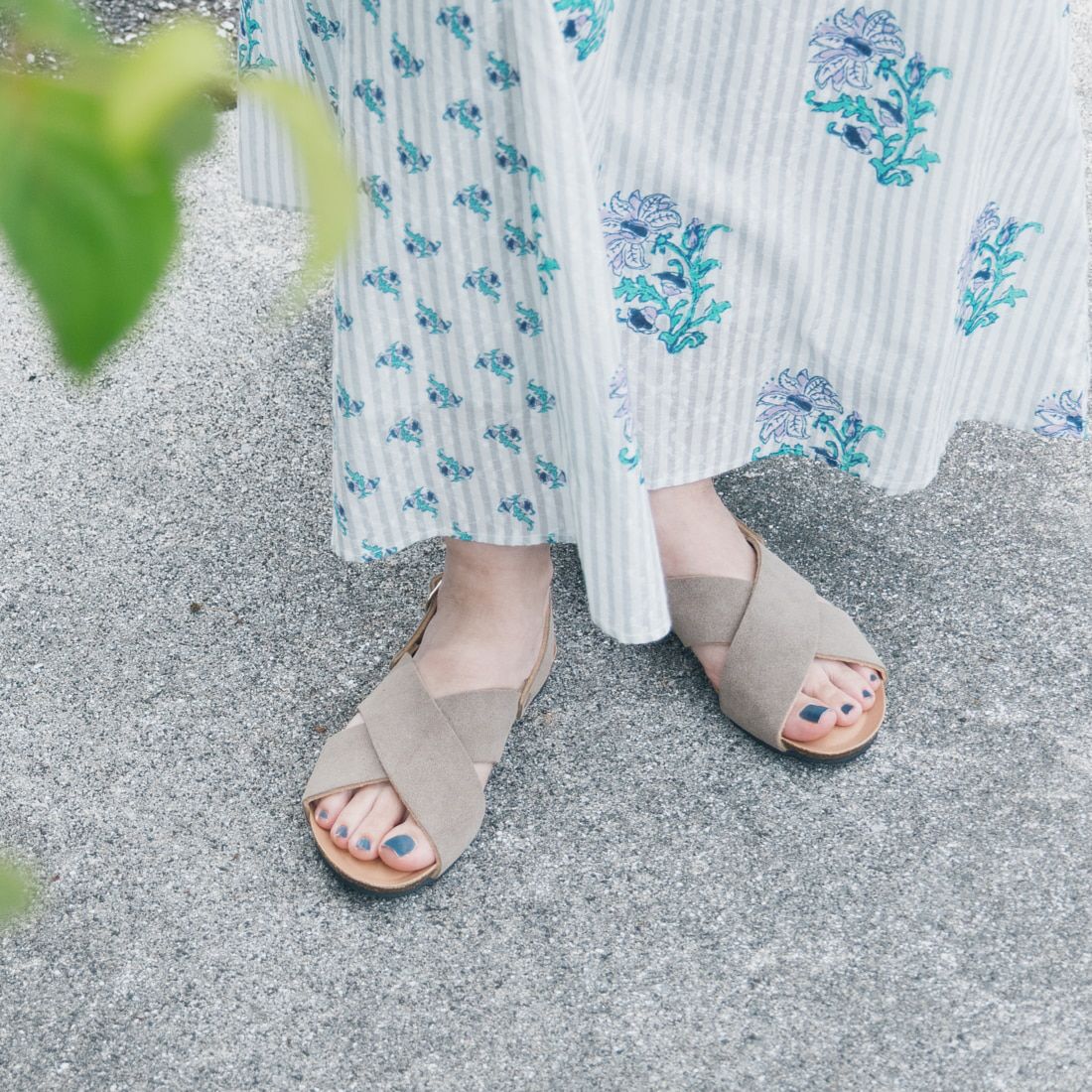 PLAKTON [プラクトン] 別注 バックベルトサンダル [716267-MC-JF] BEIGE