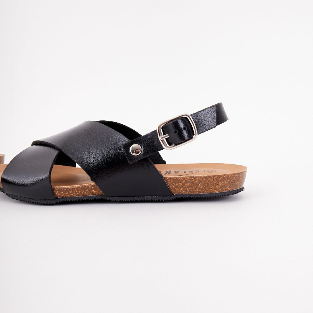 PLAKTON [プラクトン] 別注 バックベルトサンダル [716267-MC-JF] BLACK
