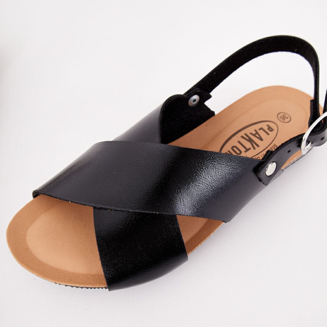 PLAKTON [プラクトン] 別注 バックベルトサンダル [716267-MC-JF] BLACK