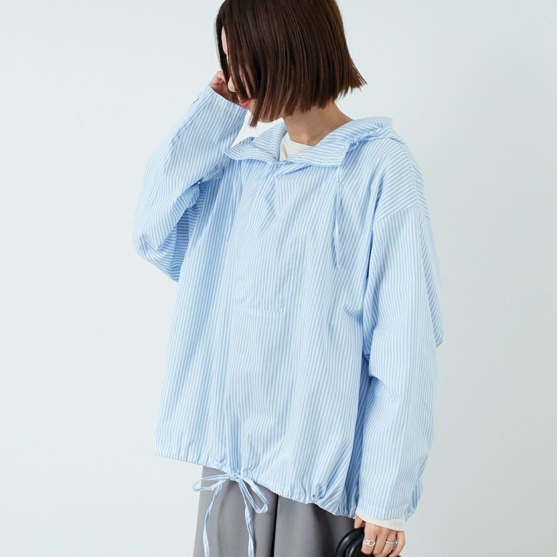 L.BLUE&&モデル身長：158cm 着用サイズ：F&&