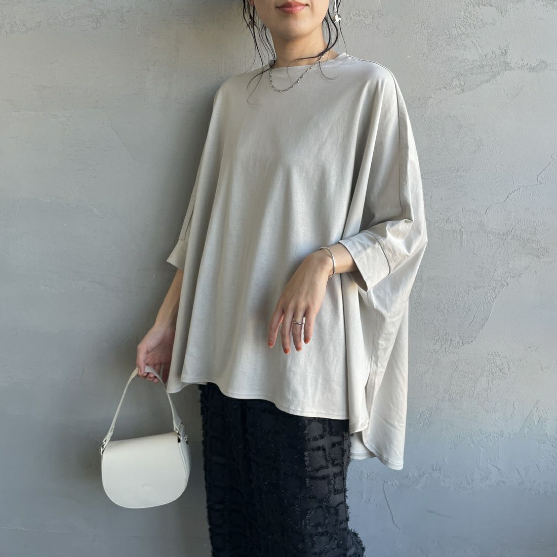 GREIGE&&モデル身長：160cm 着用サイズ：F&&