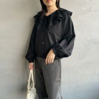 99 BLACK&&モデル身長：160cm 着用サイズ：F&&