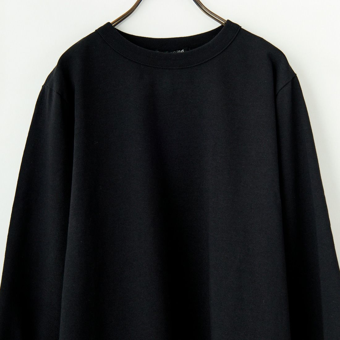 mizuiro ind [ミズイロインド] パフスリーブロングTシャツ [1-210069] 99 BLACK