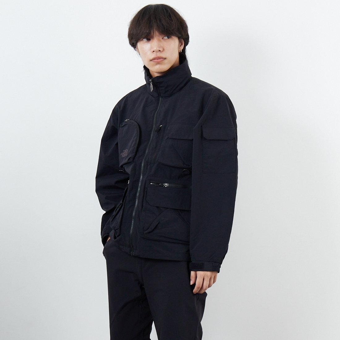 The North 甘く Face フィールドユーティリティジャケット 黒 Mサイズ 