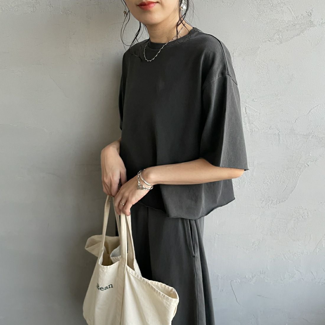 CHARCOAL&&モデル身長：160cm 着用サイズ：F&&