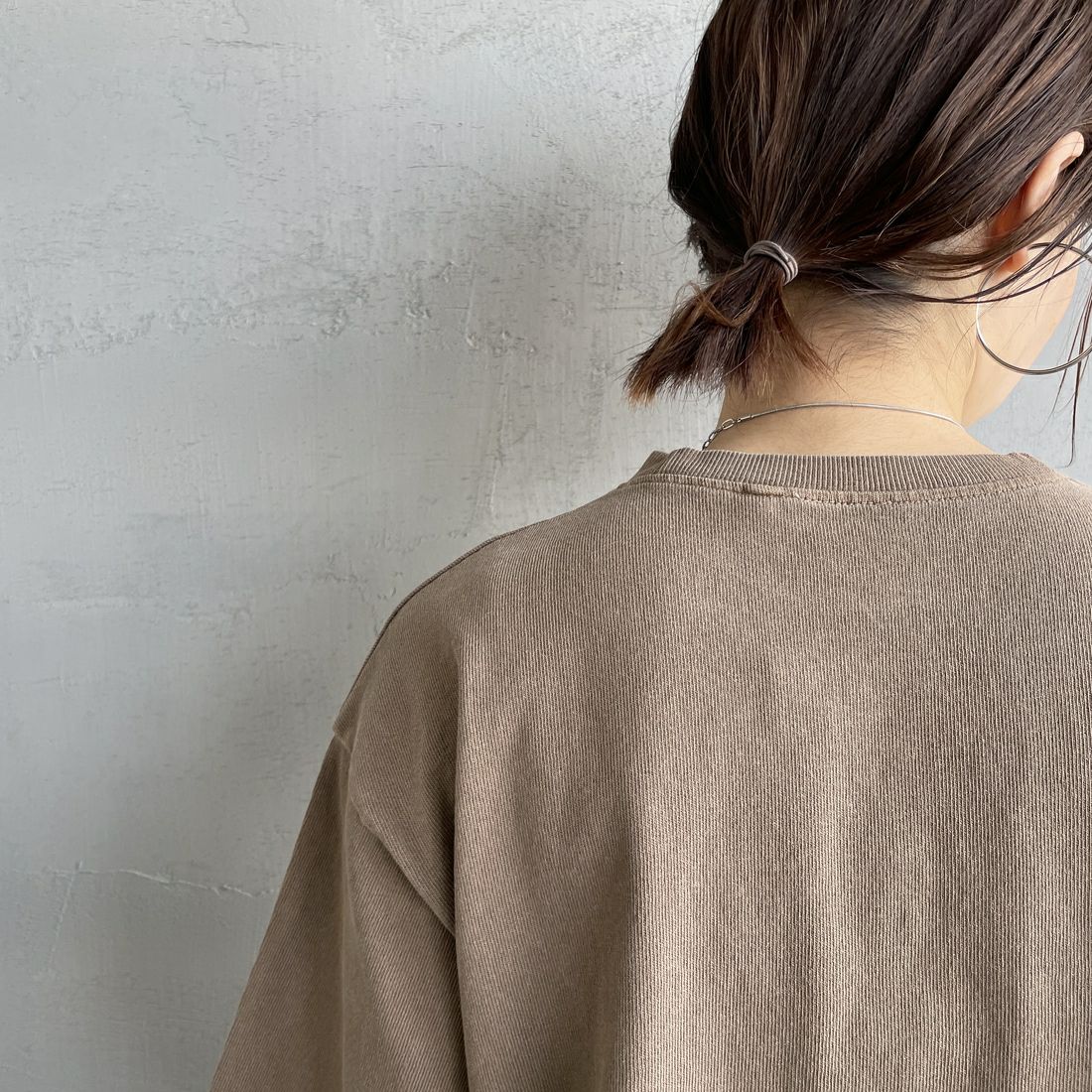 STAR&STRIPE [スターアンドストライプ] 別注 カットオフ ショート丈ワイドシルエットTシャツ [DDMD-095-JF] CHARCOAL