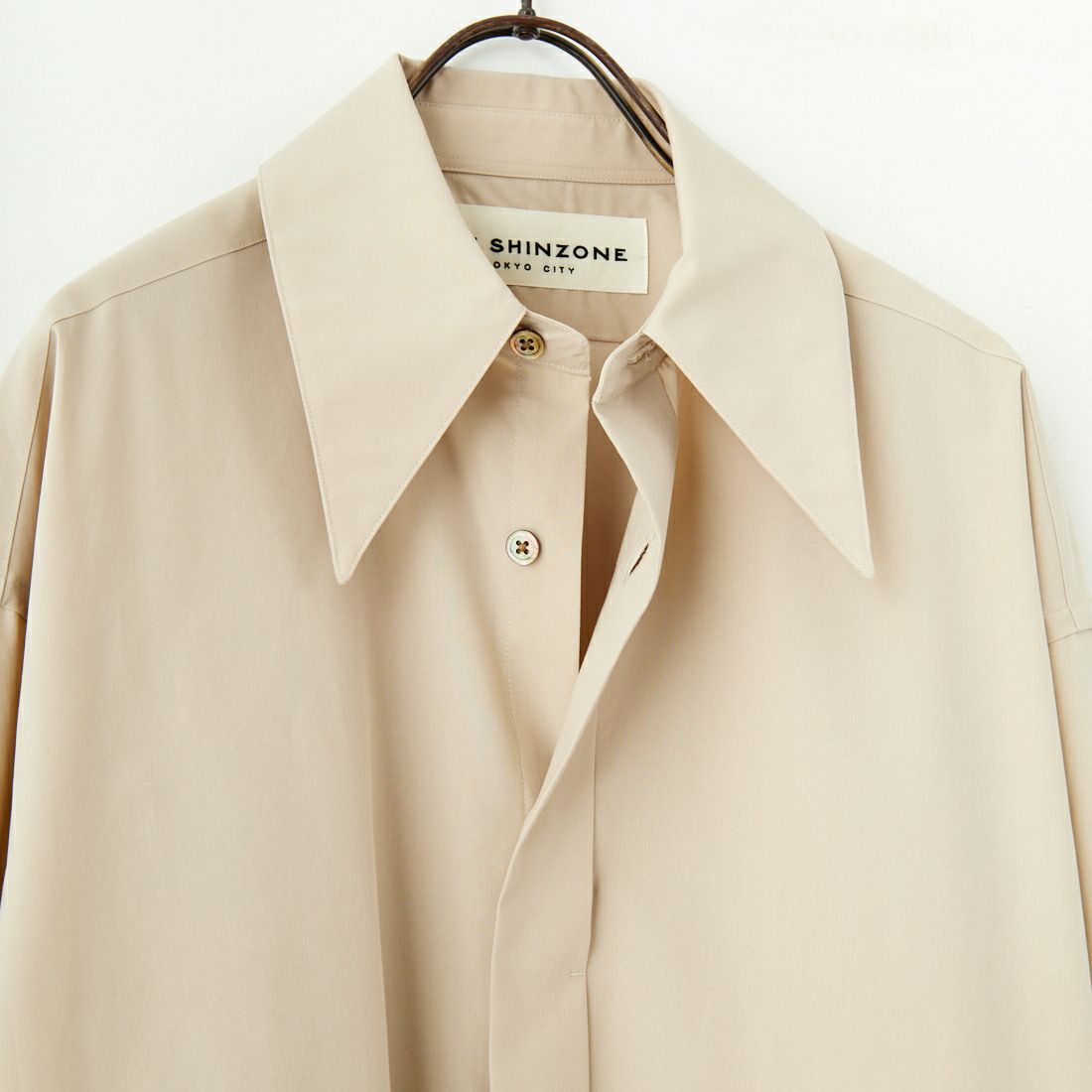 THE SHINZONE シンゾーン ウエスタンシャツ ネイビー WESTERN