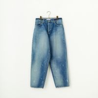 Johnbull [ジョンブル] ダメージワイドテーパードデニム