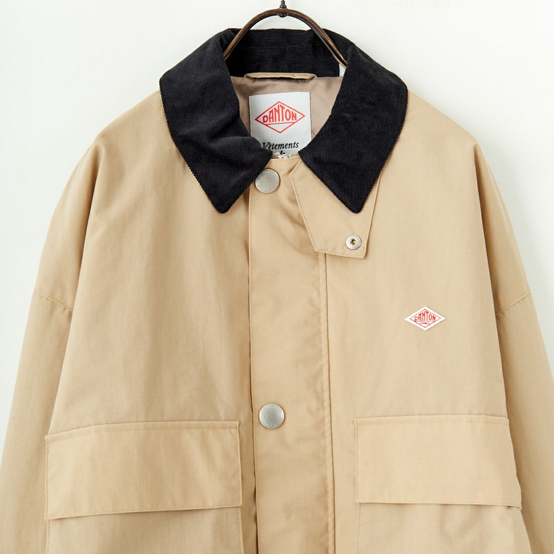 DANTON [ダントン] ナイロンショートジャケット [DT-A0645NTF] SAND BEIGE