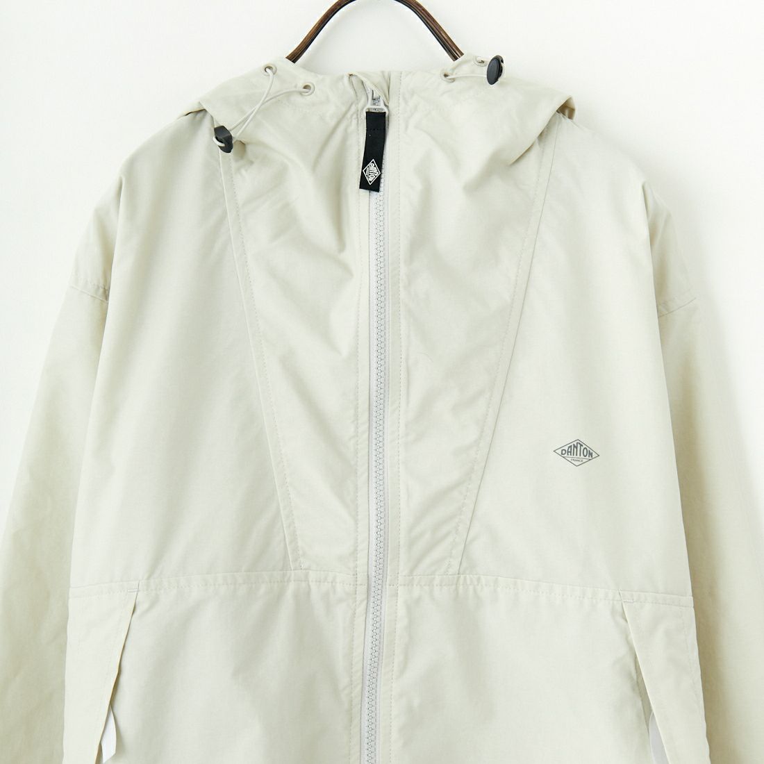 DANTON [ダントン] フーデッドショートジャケット [DT-A0674SNY] GREIGE