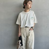 WHITE&&モデル身長：150cm 着用サイズ：S&&