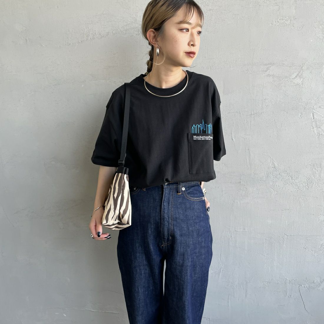 BLACK&&モデル身長：150cm 着用サイズ：S&&
