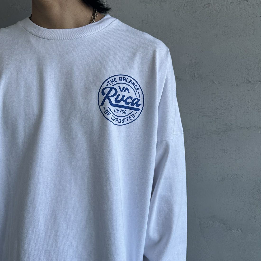 RVCA [ルーカ] クリプトシールド ロングスリーブTシャツ [BF041-152] WHT