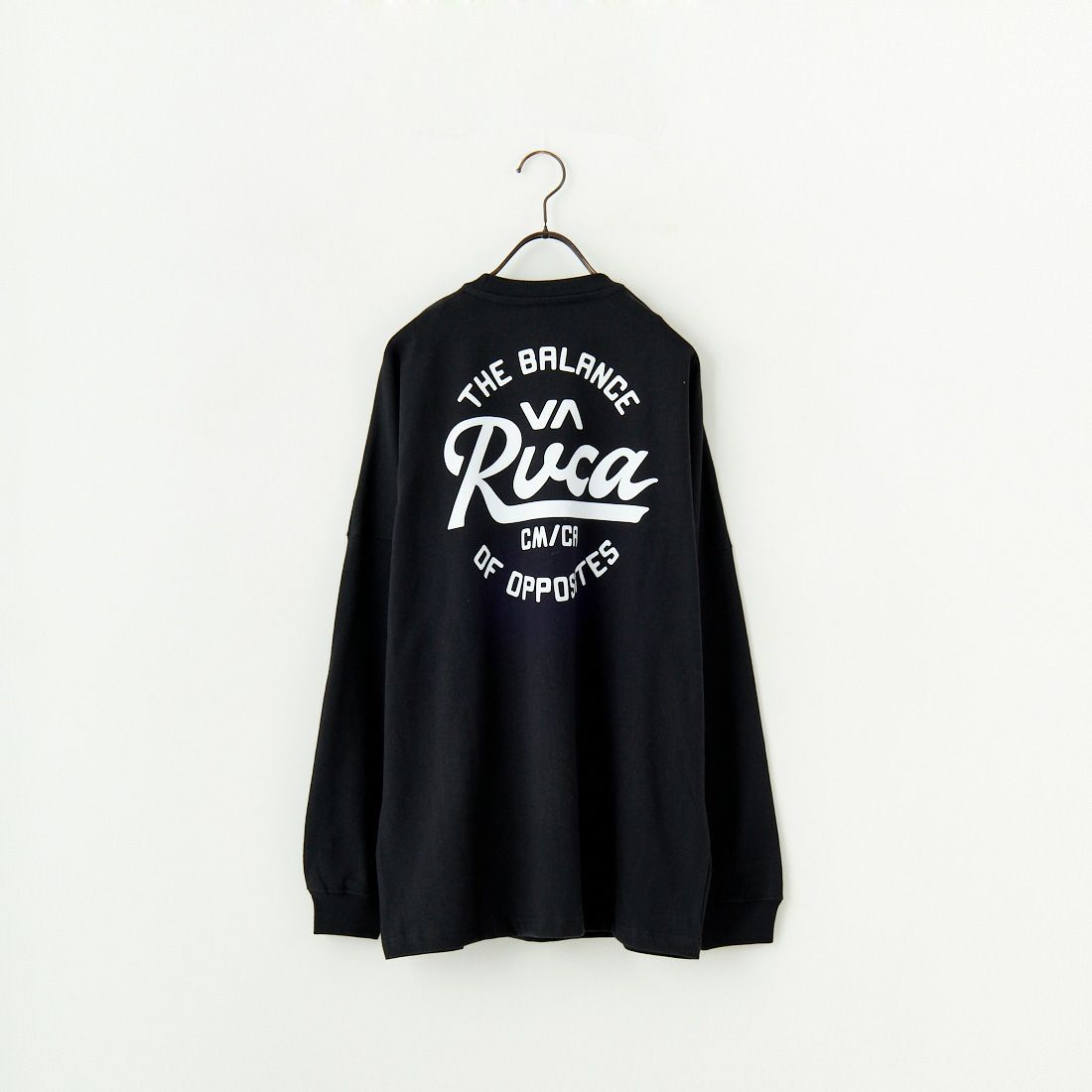 RVCA [ルーカ] クリプトシールド ロングスリーブTシャツ [BF041-152] BLK