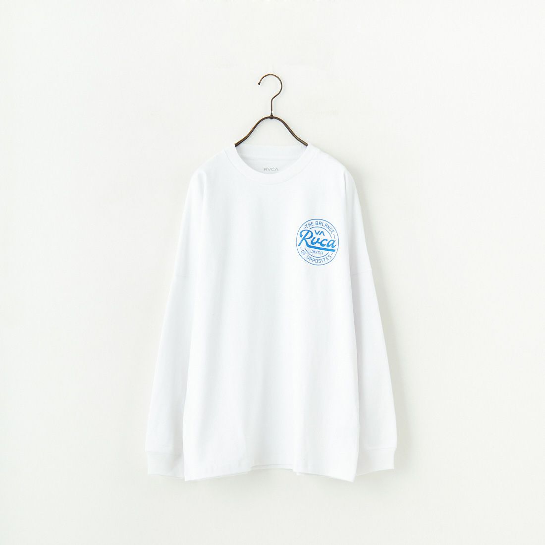 RVCA [ルーカ] クリプトシールド ロングスリーブTシャツ [BF041-152] WHT