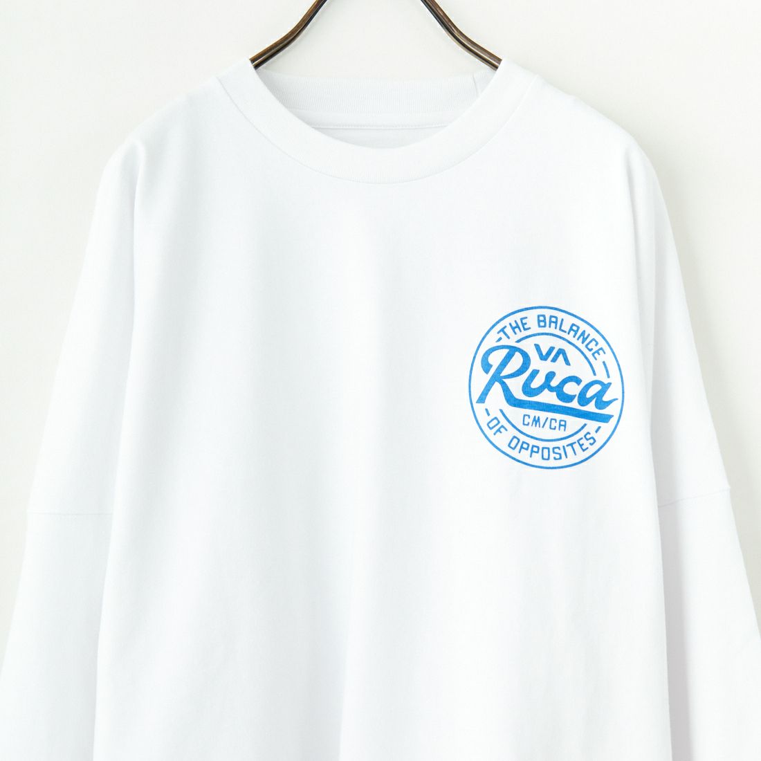 RVCA [ルーカ] クリプトシールド ロングスリーブTシャツ [BF041-152] WHT