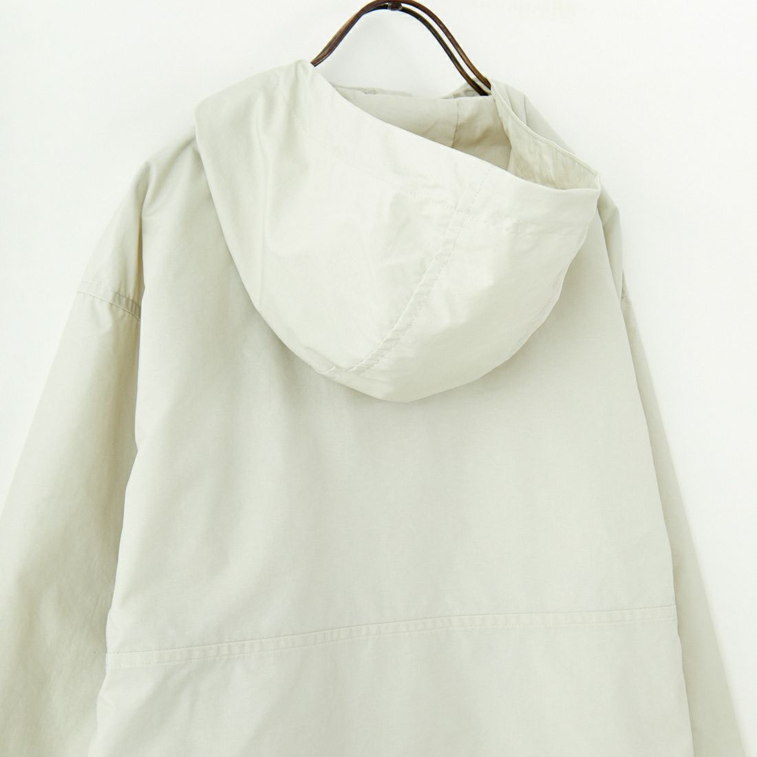 DANTON [ダントン] フーデッドショートジャケット [DT-A0675SNY] GREIGE