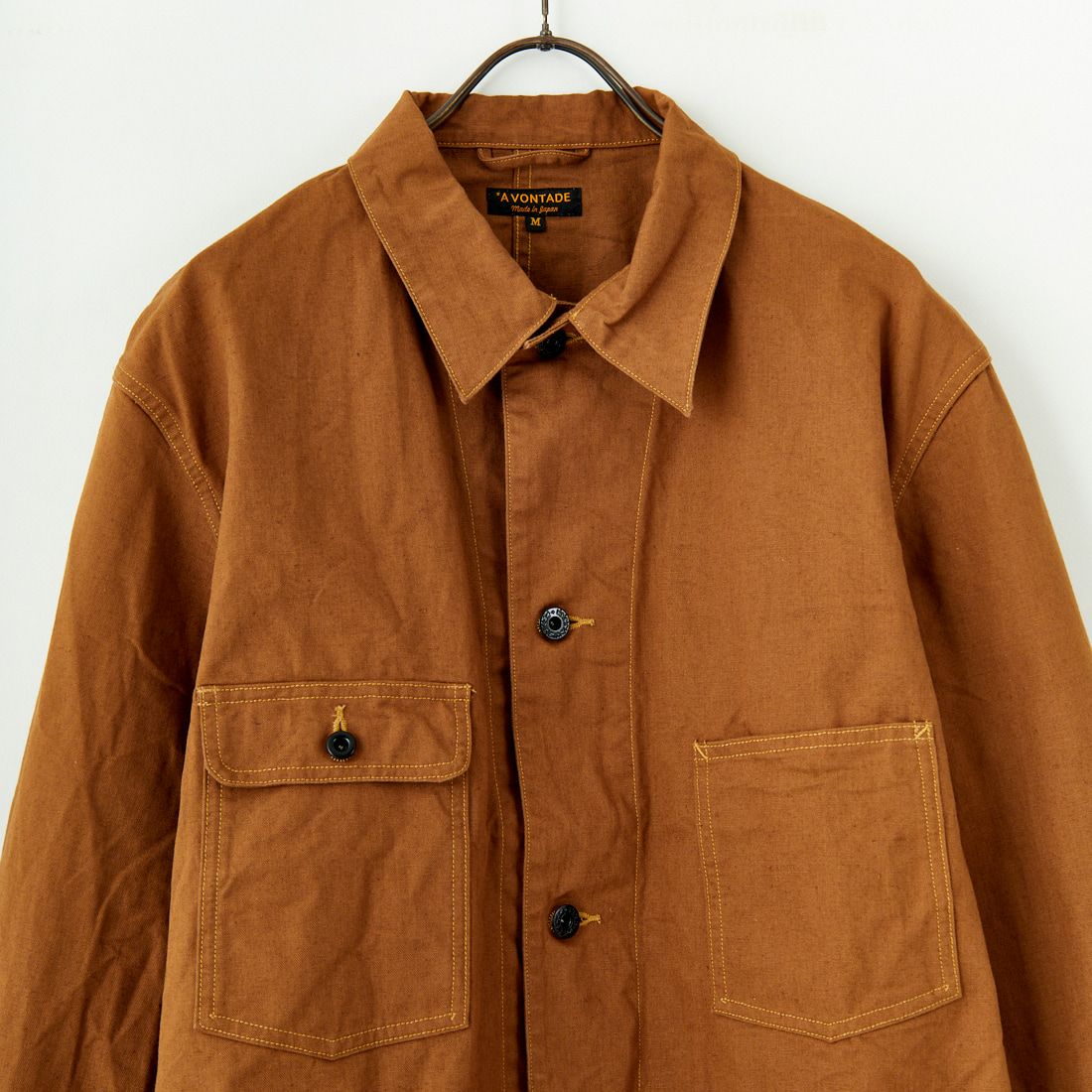 A VONTADE [アボンタージ] コットンヘンプカバーオールジャケット [VTD-0563-JK] 6 BROWN