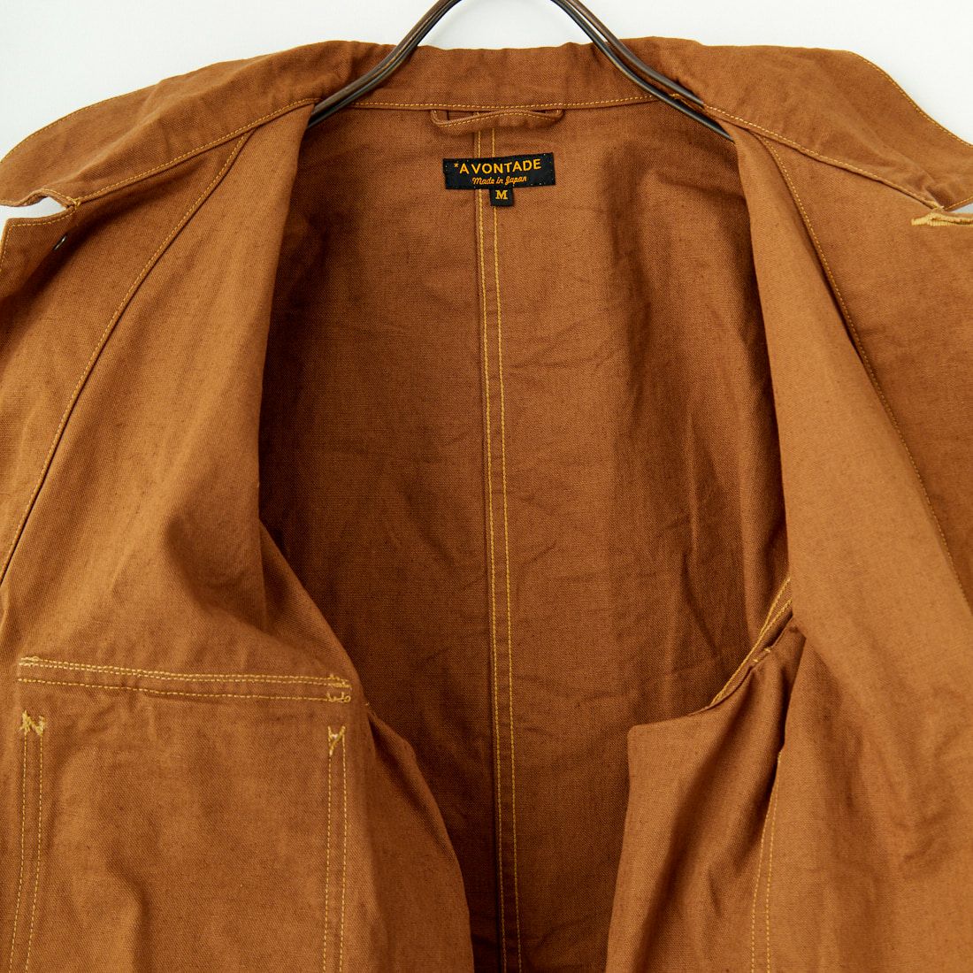 A VONTADE [アボンタージ] コットンヘンプカバーオールジャケット [VTD-0563-JK] 6 BROWN