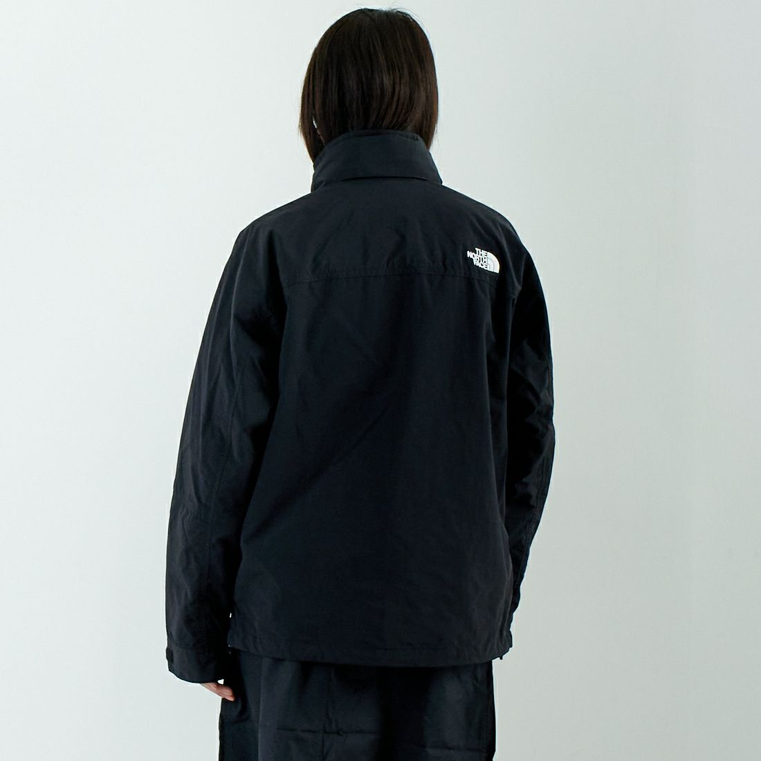 THE NORTH FACE [ザ ノースフェイス] ハイドレナウィンドジャケット [NP22550] K &&モデル身長：167cm 着用サイズ：S&&