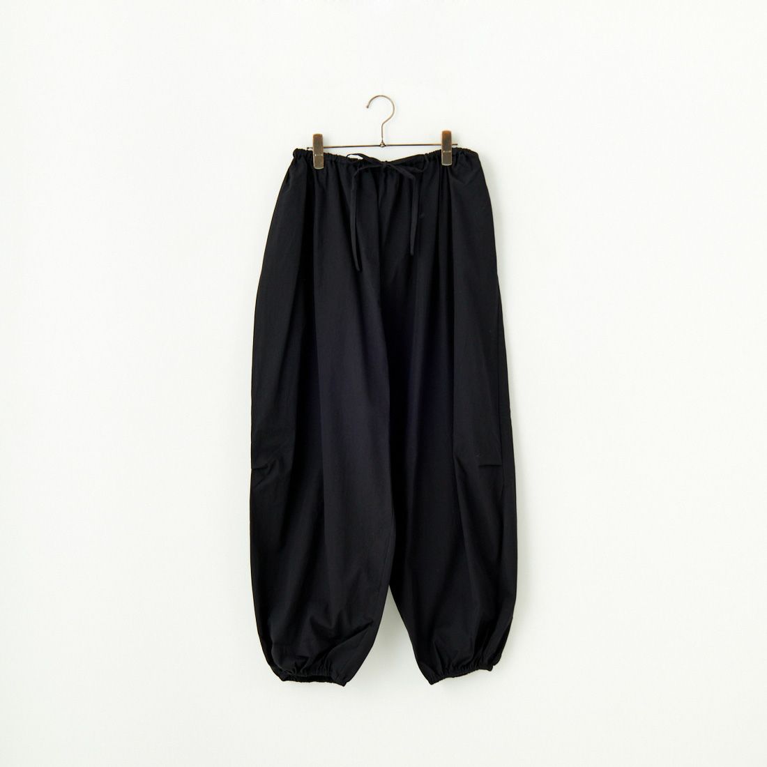 mizuiro ind [ミズイロインド] コクーンドローストリングパンツ [1-260085] 99 BLACK
