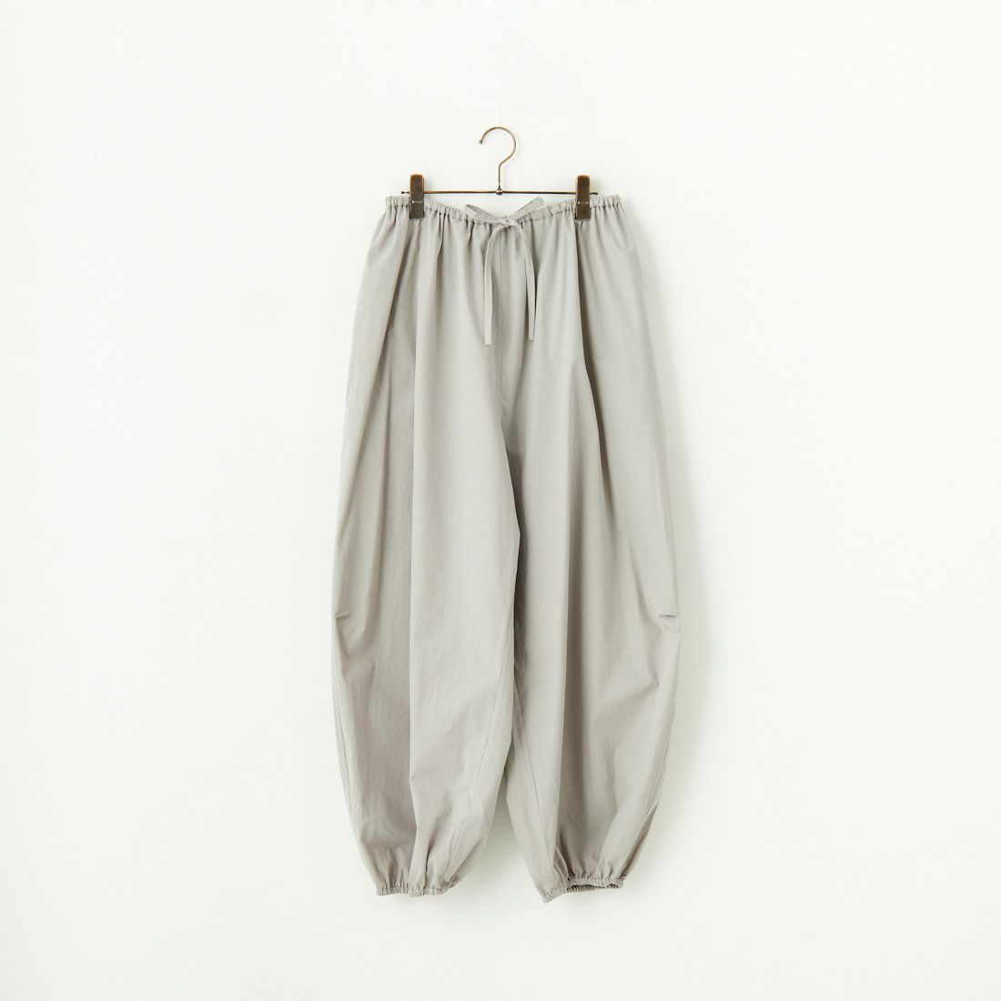 mizuiro ind [ミズイロインド] コクーンドローストリングパンツ [1-260085] 91 GRAY
