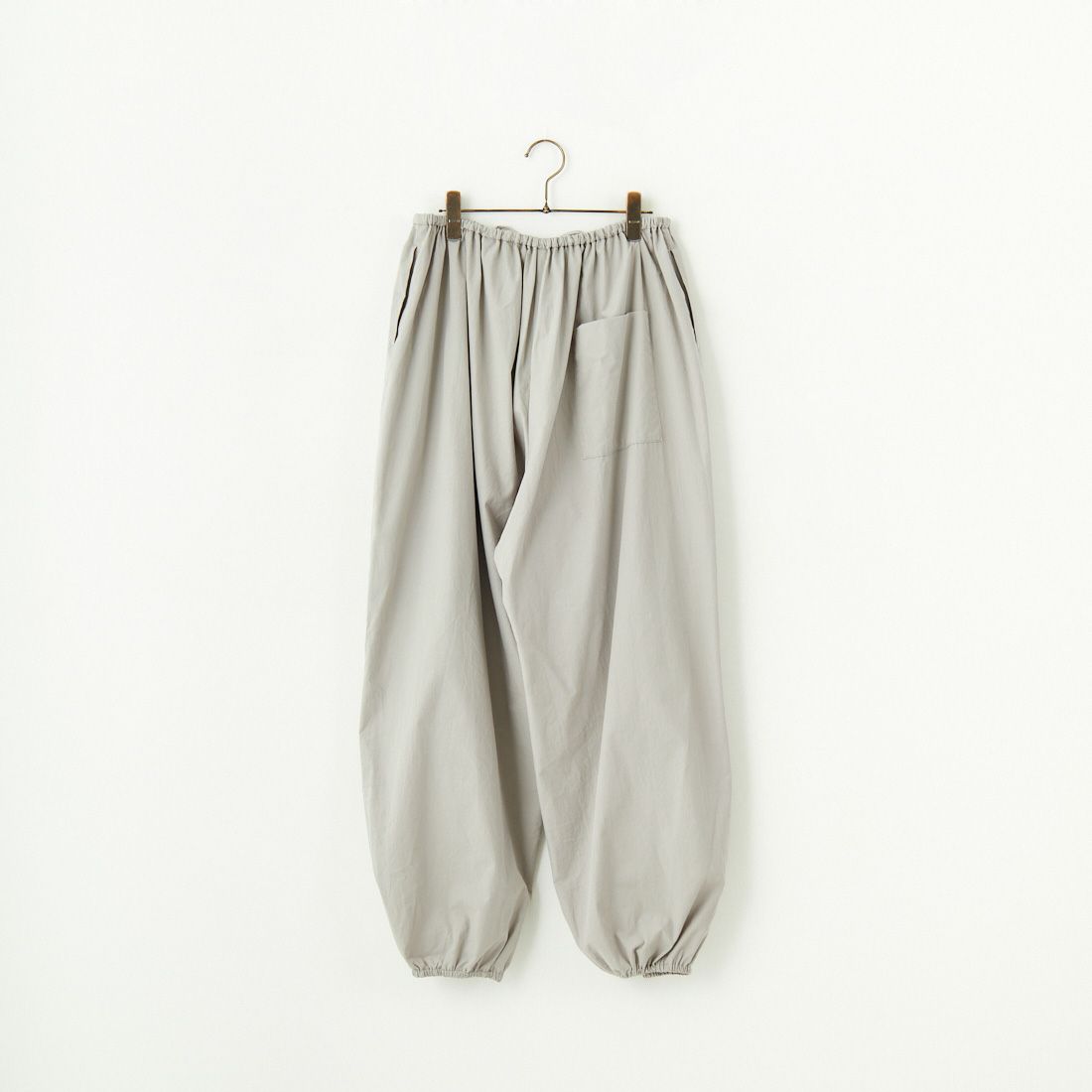 mizuiro ind [ミズイロインド] コクーンドローストリングパンツ [1-260085] 91 GRAY