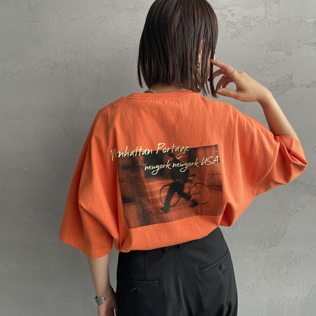 ORANGE&&モデル身長：159cm 着用サイズ：F&&