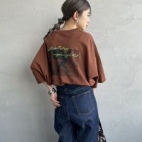 BROWN&&モデル身長：150cm 着用サイズ：F&&
