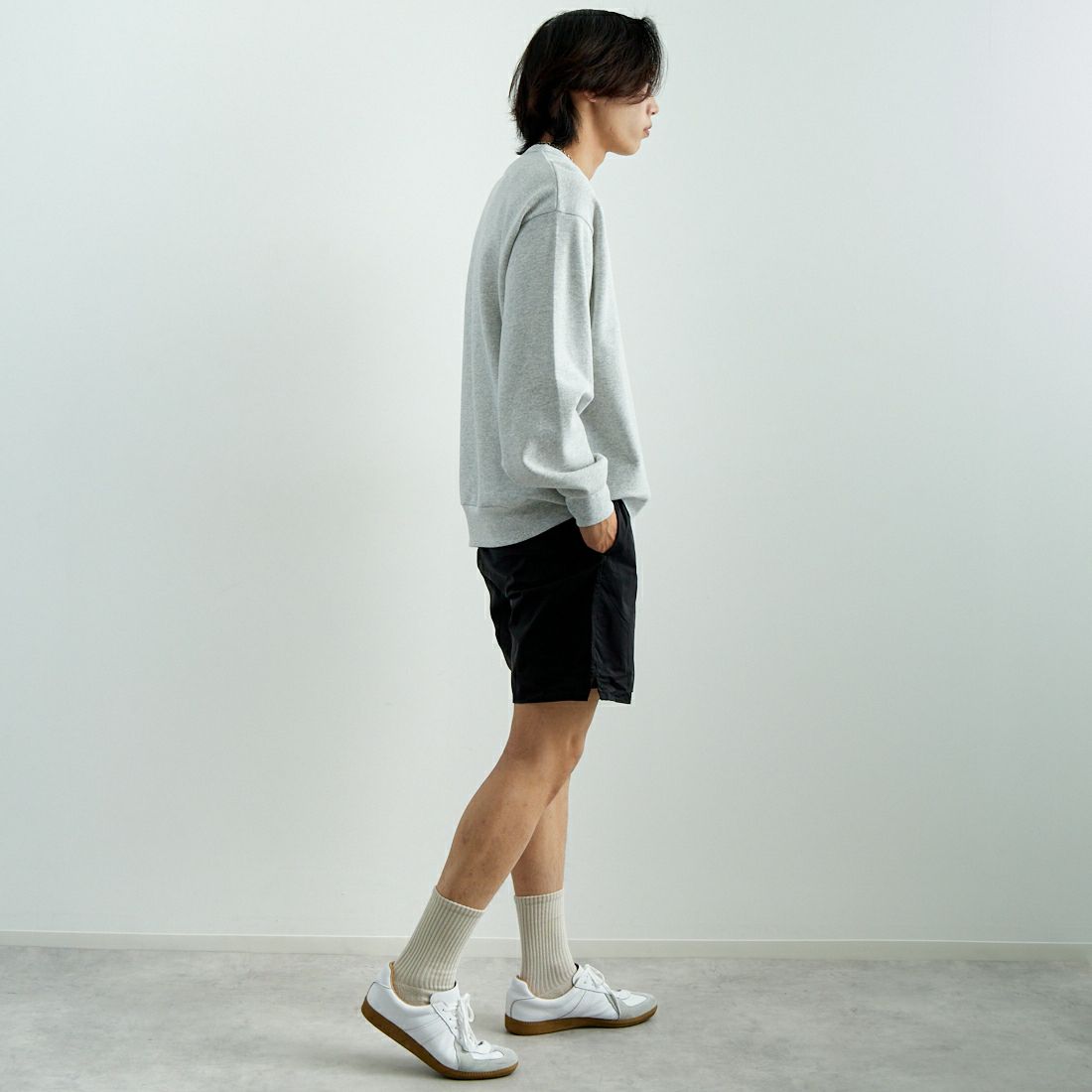 THE NORTH FACE [ザ ノースフェイス] スワローテイルベントハーフパンツ [NB42383] K &&モデル身長：179cm 着用サイズ：L&&