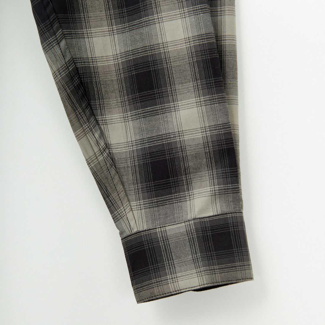 SLICK [スリック] オンブレチェックドローストリングシャツ [5155914] 805 CHARCO