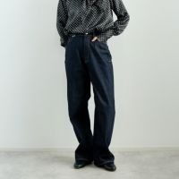 ✨美品✨ ヤヌーク Joan 25 ルーズストレートデニム M ストレッチ 濃紺 YANUK [ヤヌーク] ルーズストレート JOAN [57142220]｜ジーンズ