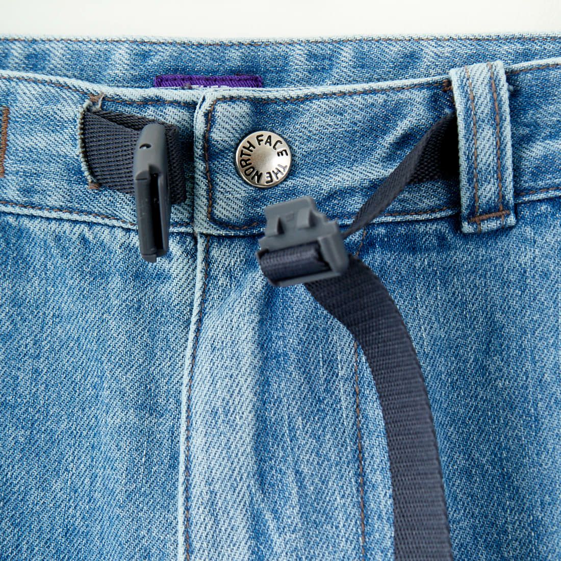 THE NORTH FACE PURPLE LABEL [ザ ノースフェイス パープルレーベル] デニムワイドテーパードフィールドパンツ [N25SC108] IB ID BLEA