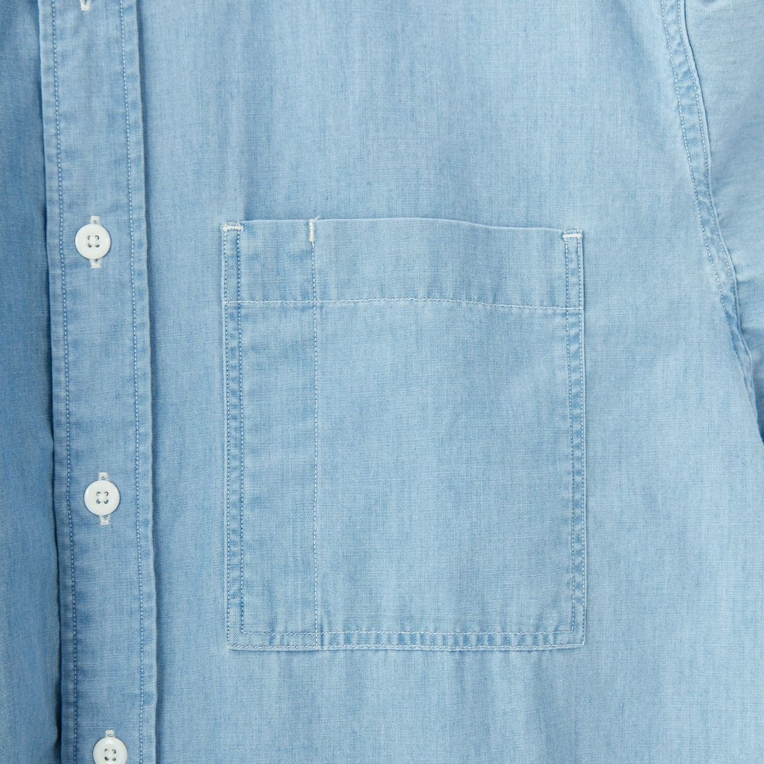 THE NORTH FACE PURPLE LABEL [ザ ノースフェイス パープルレーベル] レギュラーカラー シャンブレーフィールドシャツ [N24FG069] IB BLEACH
