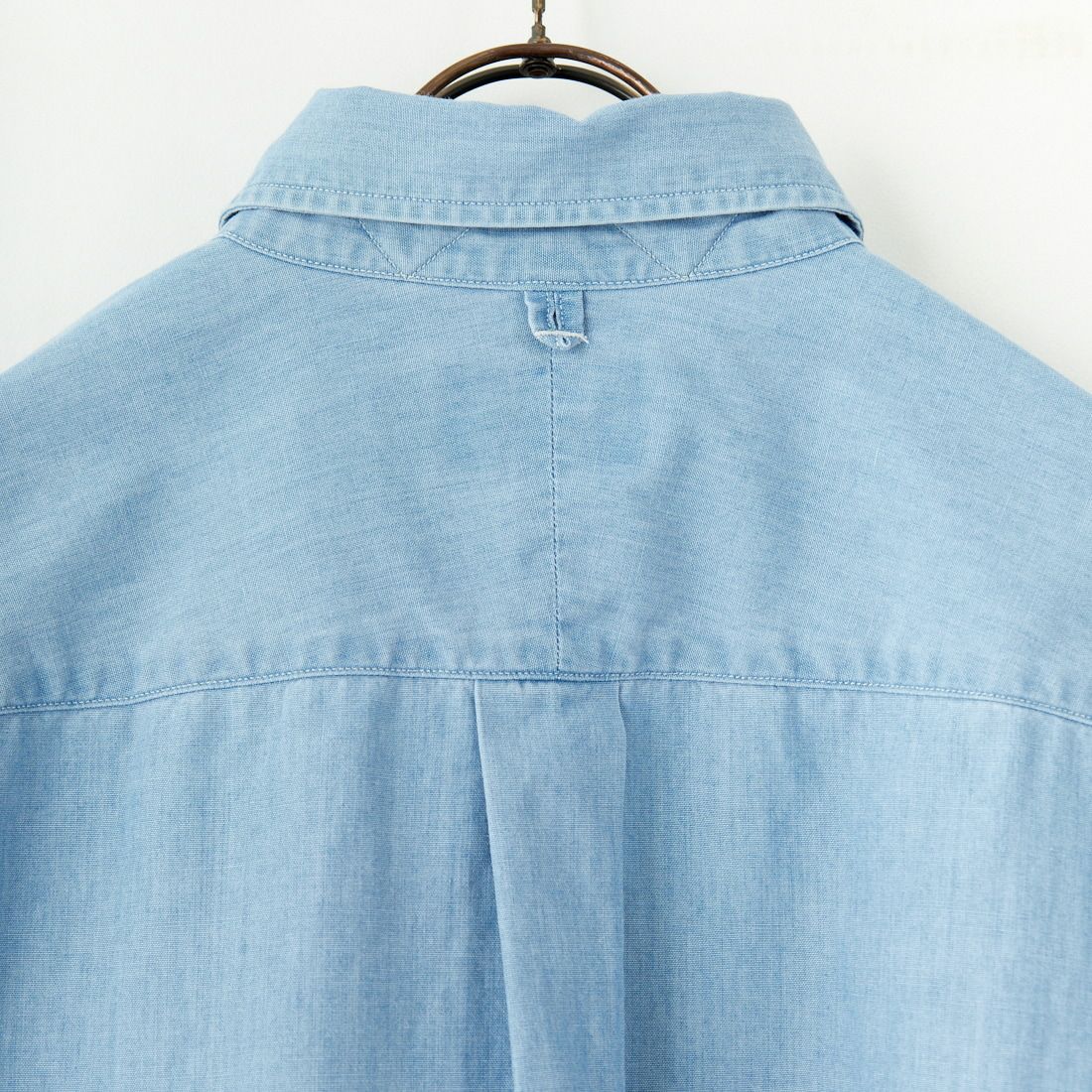 THE NORTH FACE PURPLE LABEL [ザ ノースフェイス パープルレーベル] レギュラーカラー シャンブレーフィールドシャツ [N24FG069] IB BLEACH