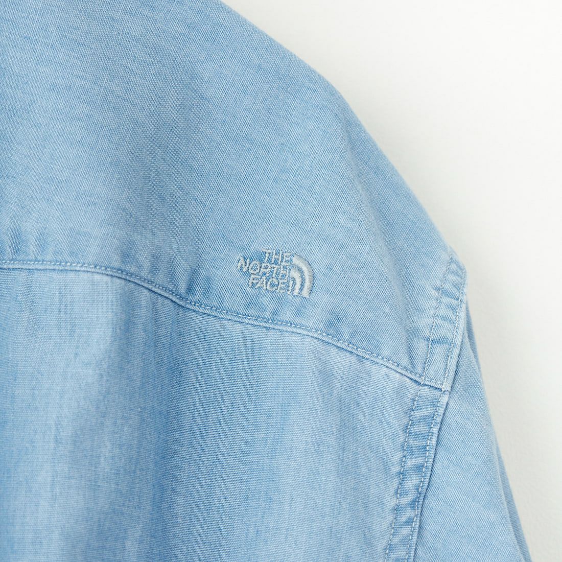 THE NORTH FACE PURPLE LABEL [ザ ノースフェイス パープルレーベル] レギュラーカラー シャンブレーフィールドシャツ [N24FG069] IB BLEACH