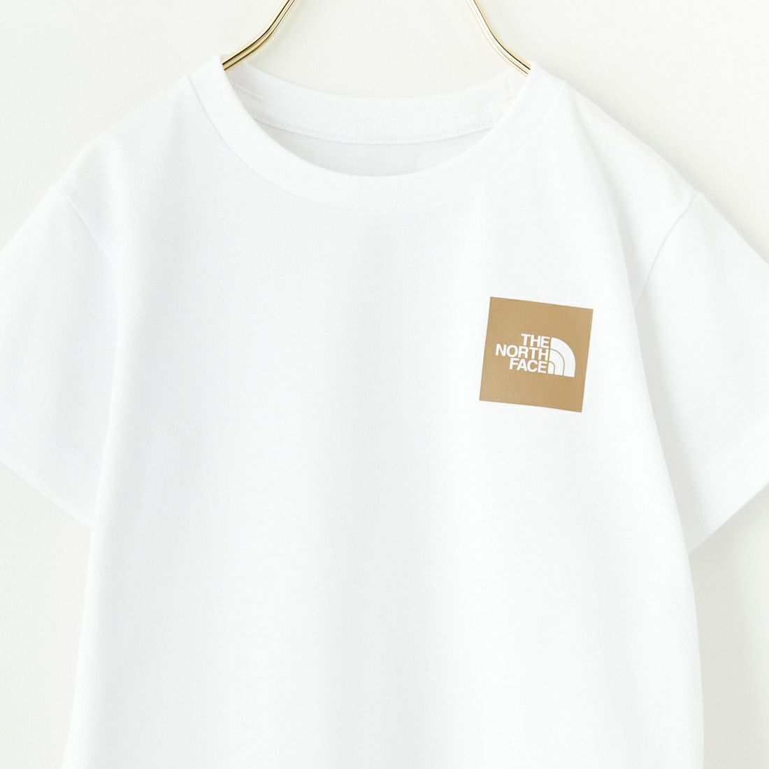 THE NORTH FACE [ザ ノースフェイス] ベビー トドラースモールスクエアロゴTシャツ [NTT32532] WH