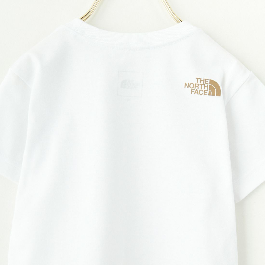 THE NORTH FACE [ザ ノースフェイス] ベビー トドラースモールスクエアロゴTシャツ [NTT32532] WH