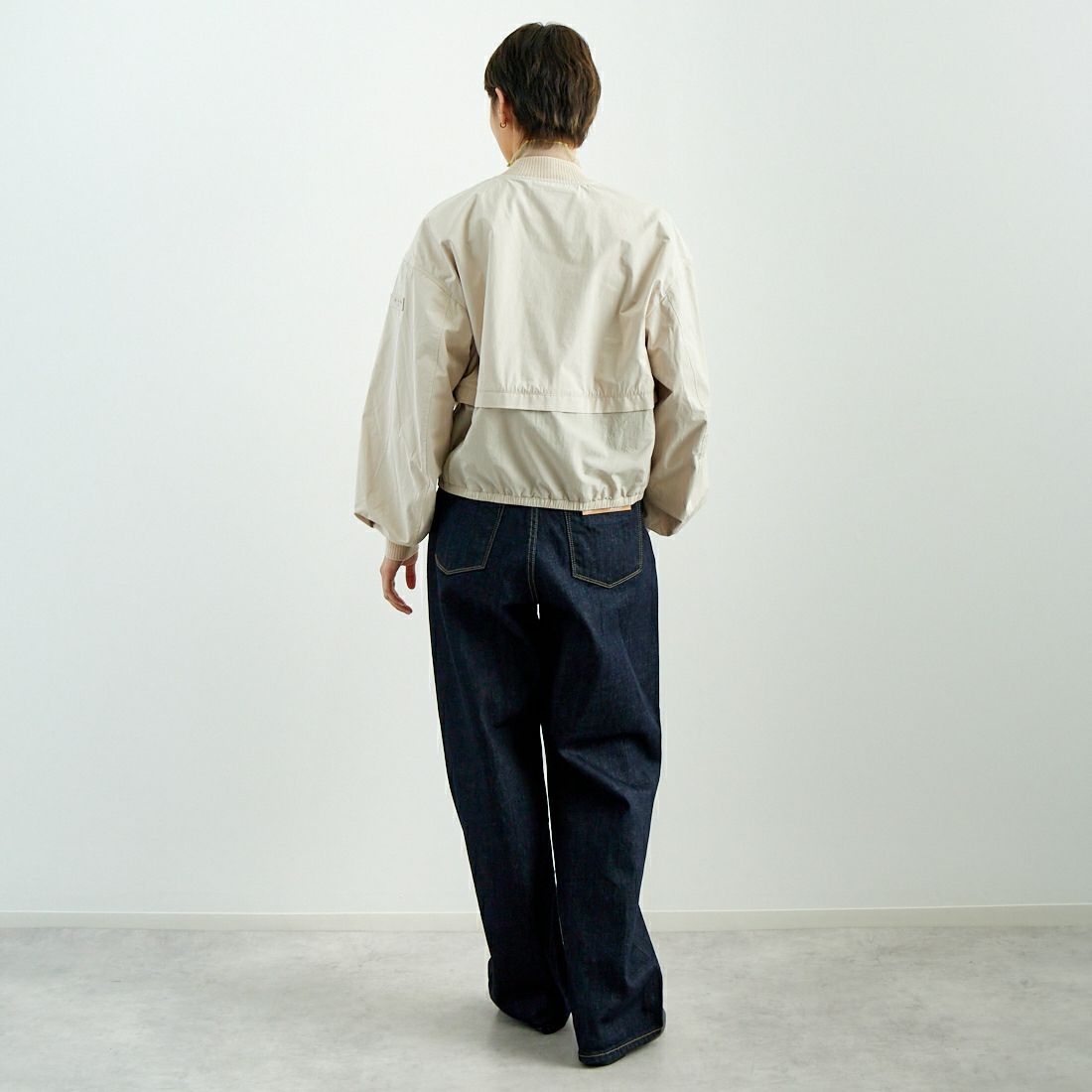 TATRAS [タトラス] ラウラ MA-1ブルゾン [LTAT25S4022-L] BEIGE &&モデル身長：160cm 着用サイズ：2&&