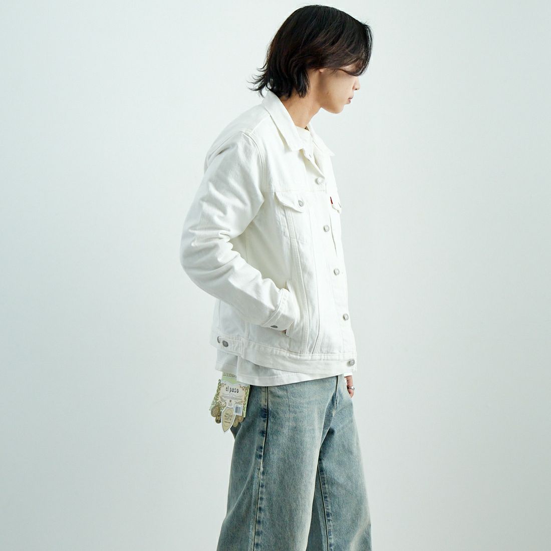 LEVI'S [リーバイス] トラッカージャケット [72334-02] 92 STEEL H &&モデル身長：179cm 着用サイズ：M&&