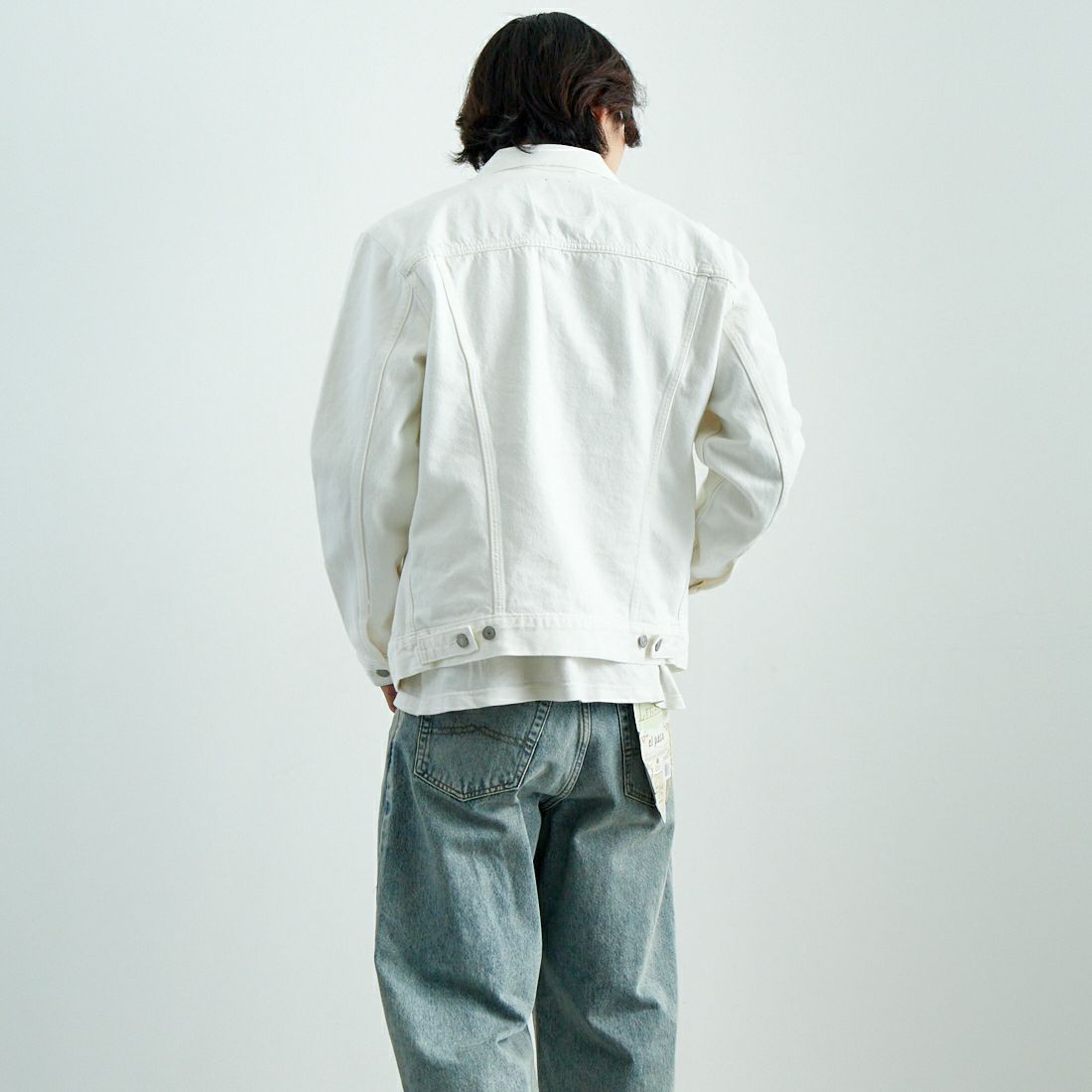 LEVI'S [リーバイス] トラッカージャケット [72334-02] 92 STEEL H &&モデル身長：179cm 着用サイズ：M&&