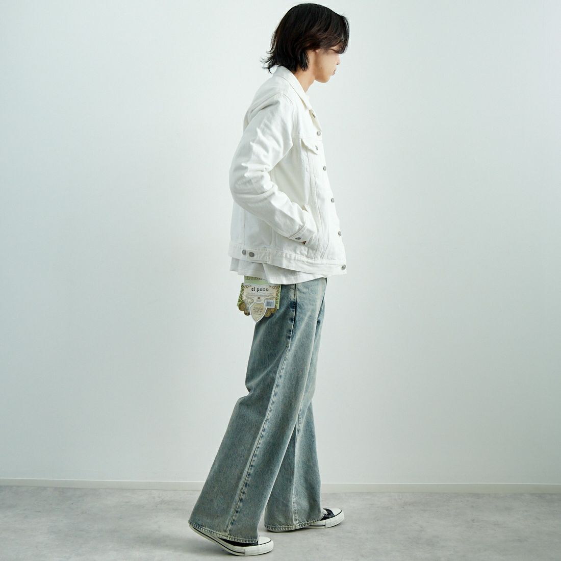 LEVI'S [リーバイス] トラッカージャケット [72334-02] 92 STEEL H &&モデル身長：179cm 着用サイズ：M&&