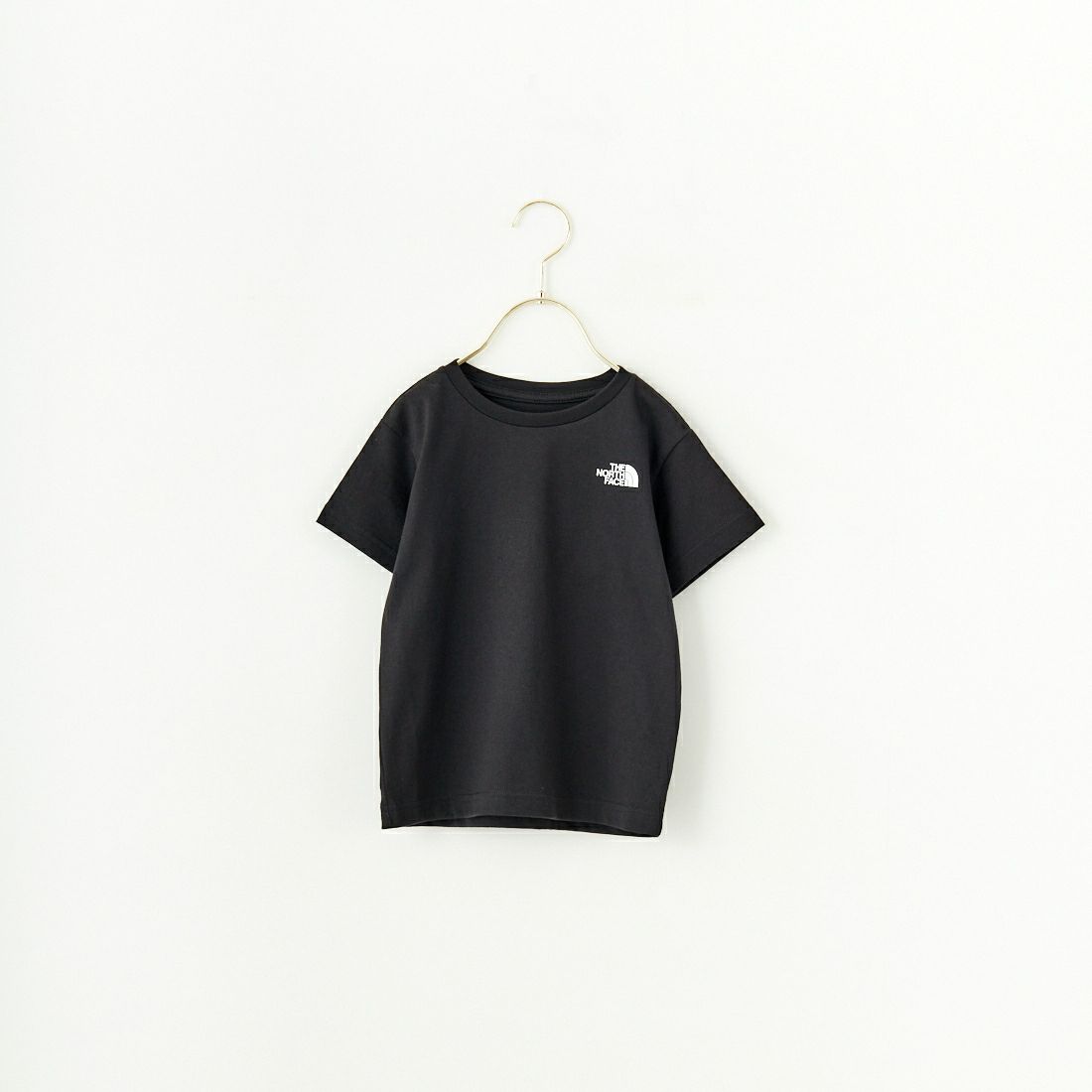 THE NORTH FACE [ザ ノースフェイス] ベビー トドラーバックスクエアロゴTシャツ [NTT32538] K