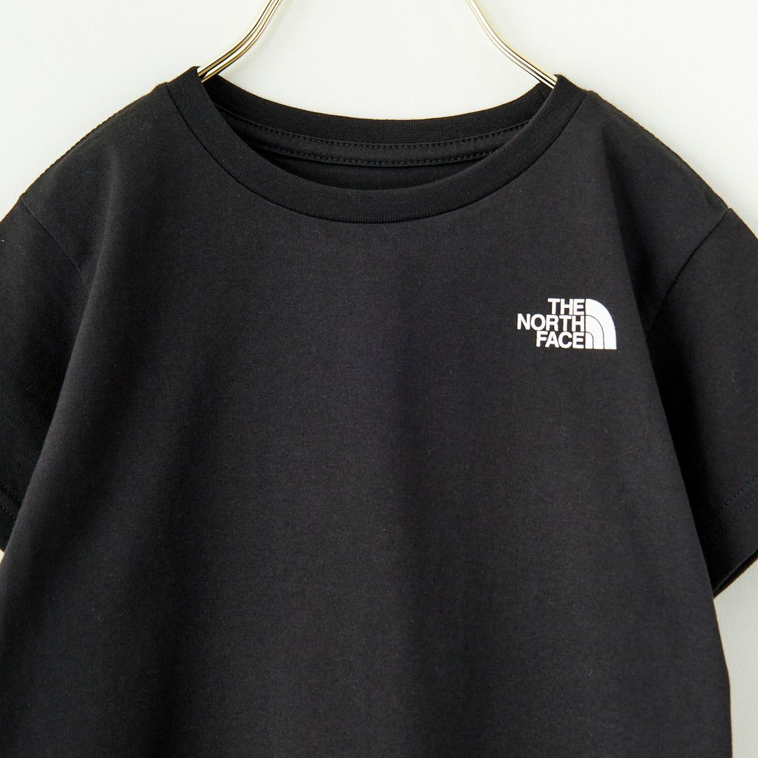 THE NORTH FACE [ザ ノースフェイス] ベビー トドラーバックスクエアロゴTシャツ [NTT32538] K