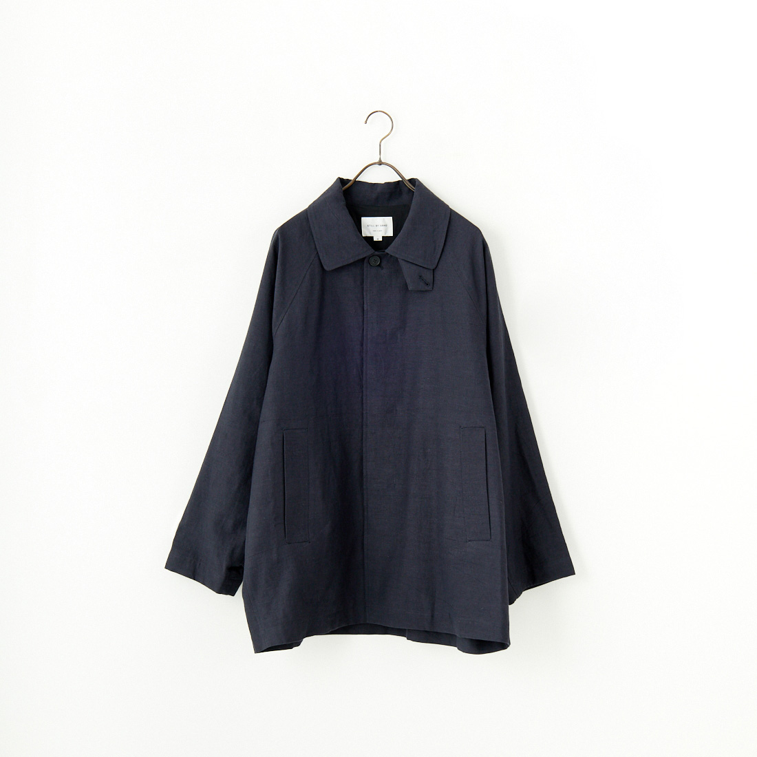 STILL BY HAND [スティルバイハンド] リネンコットンハーフコート  