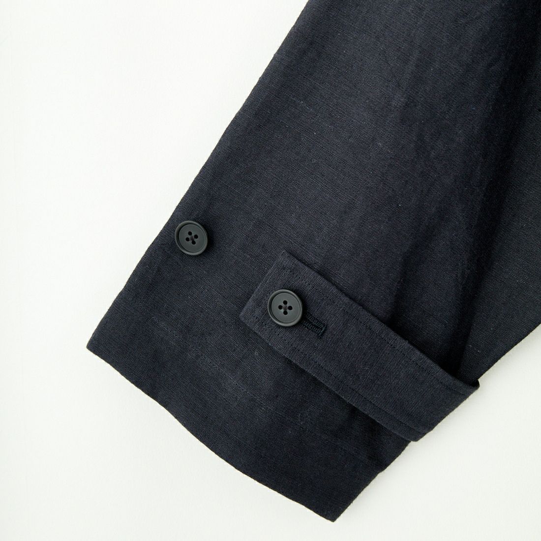 STILL BY HAND [スティルバイハンド] リネンコットンハーフコート [CO01251] NAVY