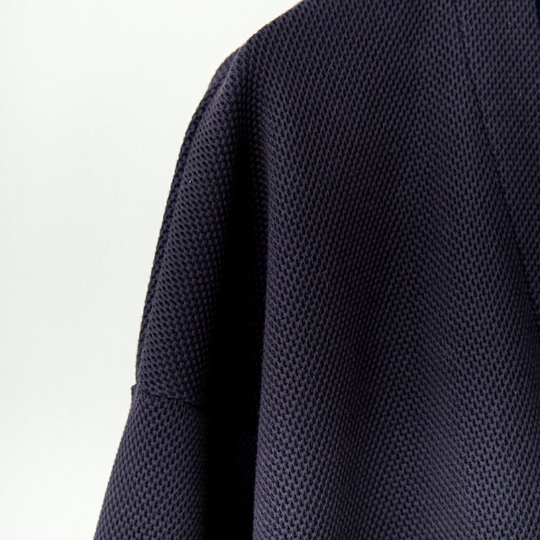 STILL BY HAND [スティルバイハンド] 鹿の子ボタンレスカーディガン [CS01251] NAVY