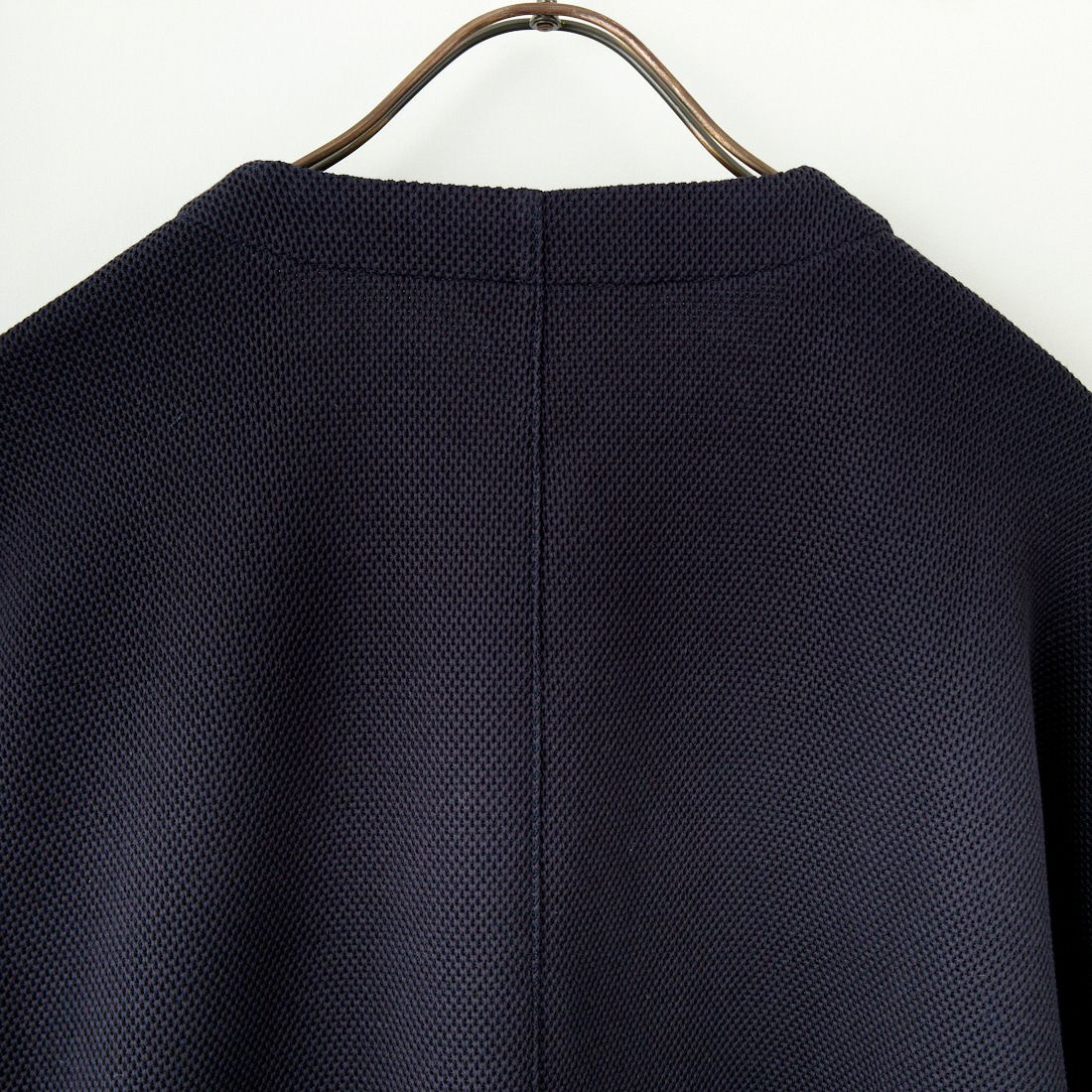 STILL BY HAND [スティルバイハンド] 鹿の子ボタンレスカーディガン [CS01251] NAVY
