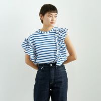 STRIPE&&モデル身長：160cm 着用サイズ：0&&